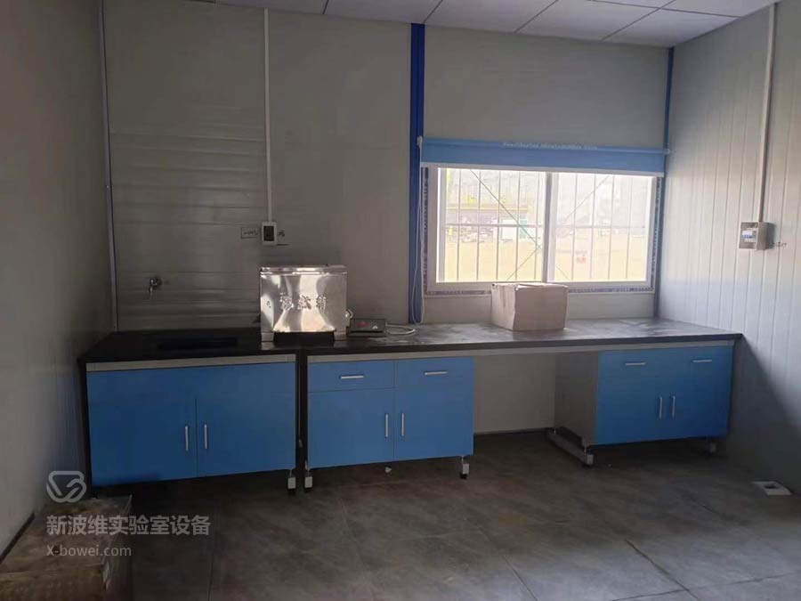 化验室工作台钢木边台